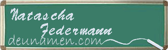 Natascha Federmann Visitenkarte